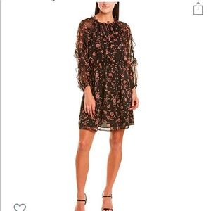 Cece Long sleeve Ruffle Bohemian Dress